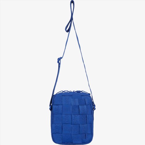 Supreme Woven Shoulder Bag SS24 'Royal Blue' Solesense