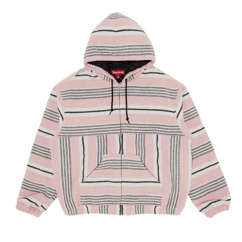 Supreme GORE-TEX Stripe Hooded Jacket 'Fluorescent Pink