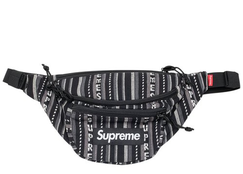 Supreme Woven Stripe Waist Bag 'Multicolor' | Solesense