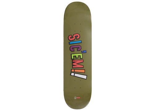 Supreme WTAPS Sic'em! Skateboard Deck White 'Multicolor