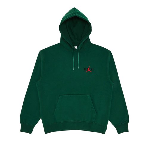 Supreme x Air Jordan Hooded Sweatshirt | Size M - FW24SW1GREEN