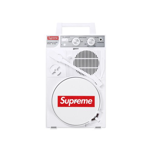 Supreme x Anabas Gp-N3s Portable Record Player - FW25A87 WHITE