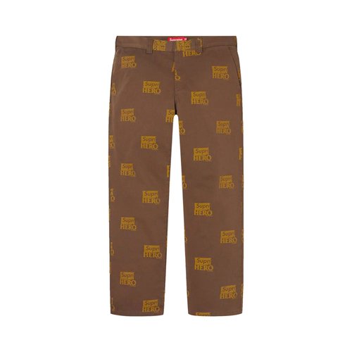 Supreme x ANTIHERO Work Pant - SS22P70 BROWN