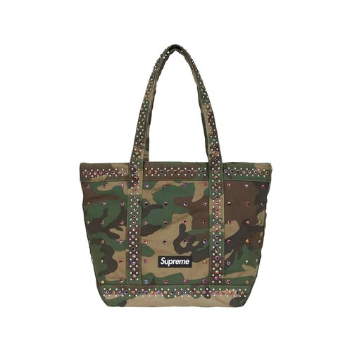 Supreme x B.B. Simon Denim Tote Bag - SS25B22 WOODLAND CAMO
