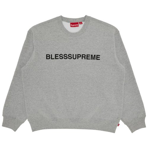 Supreme x Bless Crewneck 'Heather Grey' - FW23SW16 HEATHER