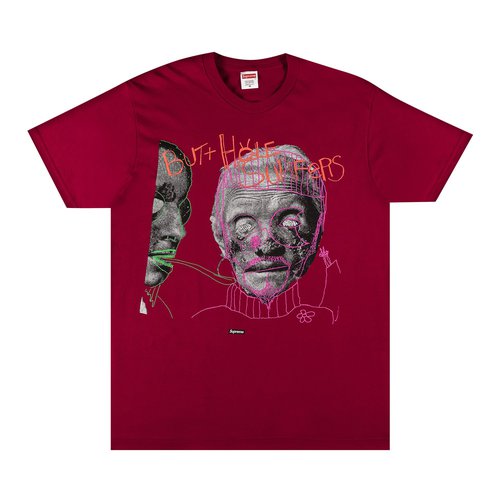 Supreme x Butthole Surfers Psychic Tee - SS21T61 DARK MAGENTA