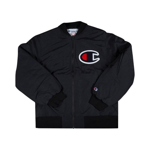 Supreme x Champion Color Blocked Jacket - FW17J43 BLACK