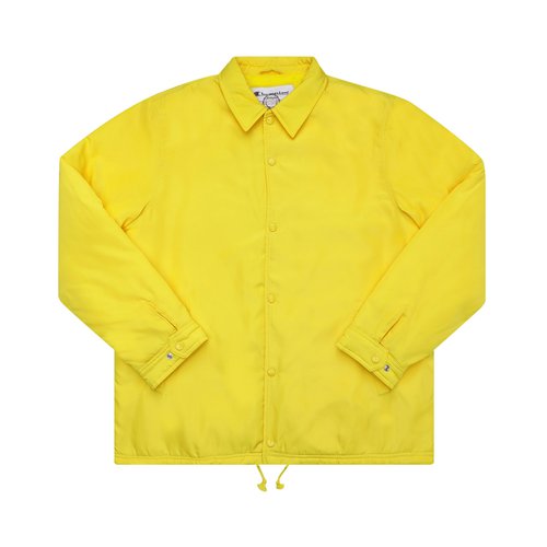 Supreme x Champion Label Coaches Jacket - FW18J74 YELLOW