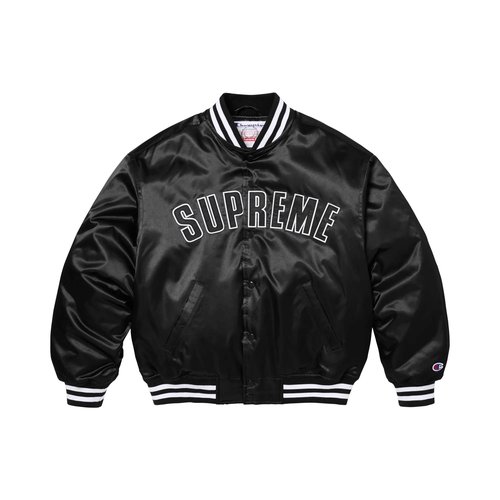 Supreme x Champion Satin Varsity Jacket - SS26J105