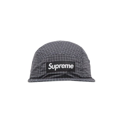 Supreme x Cordura Plaid Camp Cap 'Black' - SS25H21 BLACK