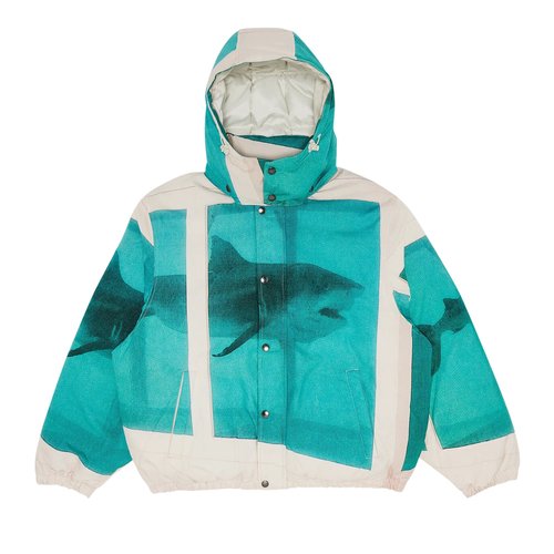 Supreme x Damien Hirst Down Puffer Jacket | Size XXL - SS25J19 WHITE