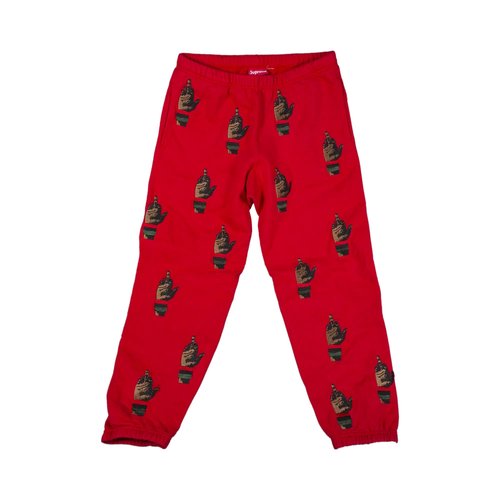 Supreme x Dead Prez Rbg Embroidered Sweatpant - FW19P44 RED