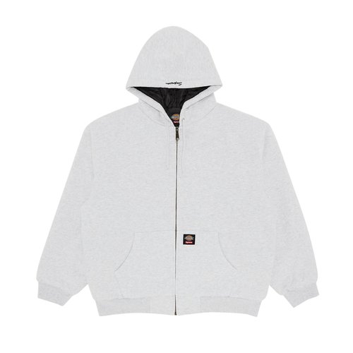 Supreme x Dickies Quilted Lined Zip Up Hooded Sweatshirt - FW24SW27 ASH GREY