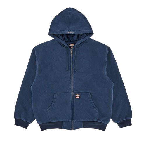Supreme x Dickies Quilted Lined Zip Up Hooded Sweatshirt - FW24SW27 NAVY