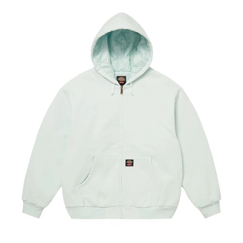Supreme x Dickies Quilted Lined Zip Up Hooded Sweatshirt - FW25SW46 PALE BLUE