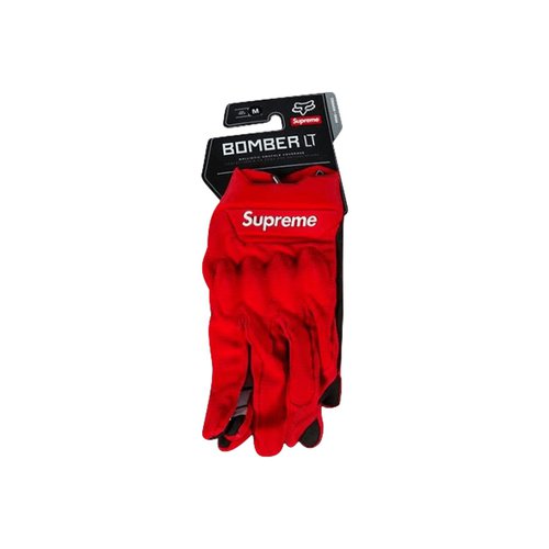 Supreme x Fox Racing Bomber Lt Gloves - SS18A7 RED