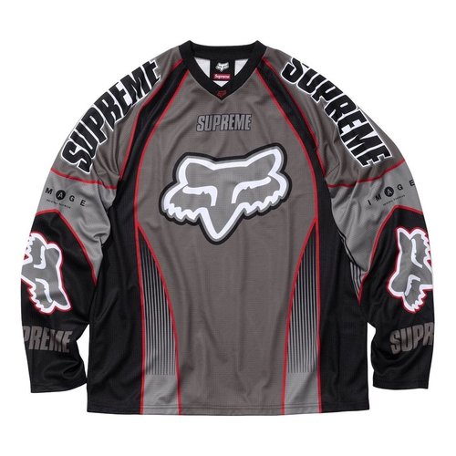 Supreme x Fox Racing DMX Jersey - Black - FW25KN60-BLACK