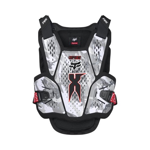Supreme x Fox Racing DMX Raceframe Impact Chest Guard - FW25A61 SNOW CAMO