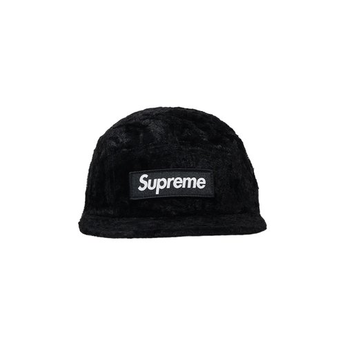 Supreme x Goodenough Crushed Rayon Pile Camp Cap 'Black' - SS25H93