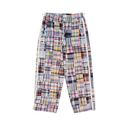 Supreme x Goodenough Patchwork Madras Full Zip Track Pant - SS25P61 MULTICOLOR