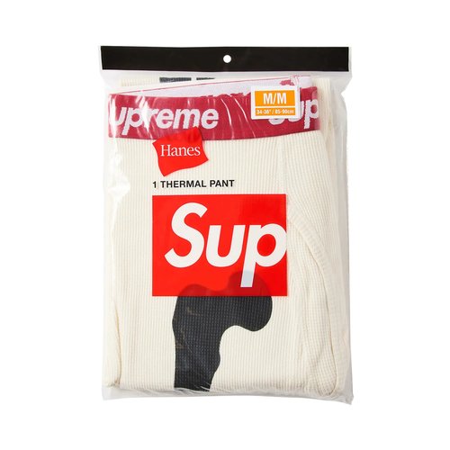 Supreme x Hanes Bones Thermal Pant - 1 Pack - FW24A76 NATURAL