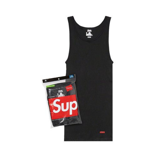 Supreme x Hanes Tank Tops - 3 Pack - SS23A41 BLACK
