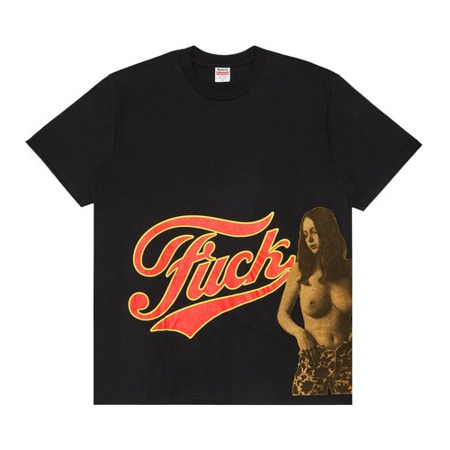 Supreme x HYSTERIC GLAMOUR Fuck Tee 'Black' - FW24T16 BLACK