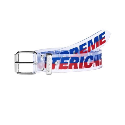 Supreme x HYSTERIC GLAMOUR Vinyl Belt - FW24A46 CLEAR