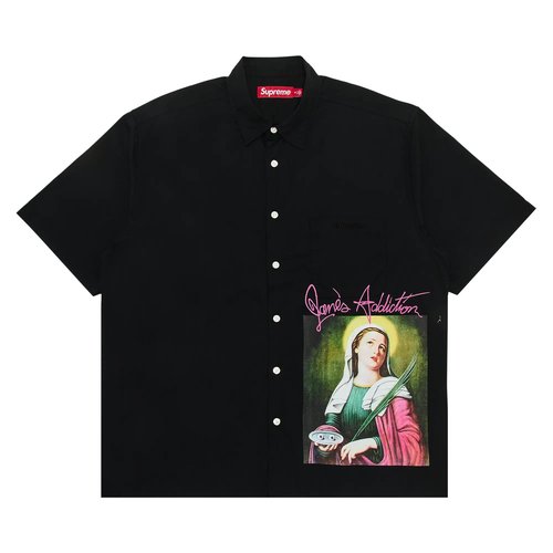 Supreme x Jane's Addiction Short-Sleeve Shirt | Size M - FW24S30 BLACK
