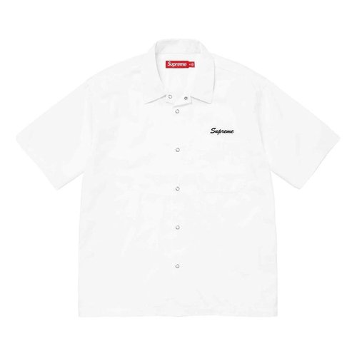 Supreme x Margaret Keane Teardrop S/S Work Shirt - White - SUP-SS24-142