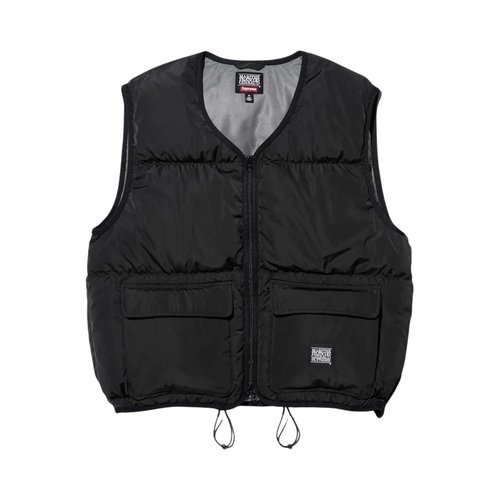 Supreme x Martithé + François Girbaud Down Puffer Vest - SS25J22 BLACK