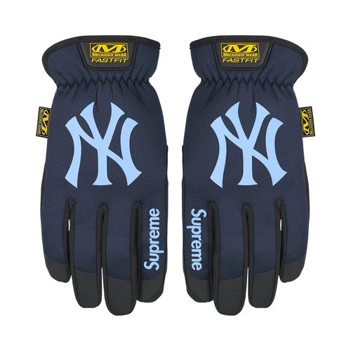 Supreme x Mechanix Fastfit MLB Teams Gloves - FW25A76 NAVY