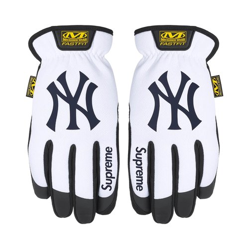 Supreme x Mechanix Fastfit MLB Teams Gloves - FW25A76 WHITE
