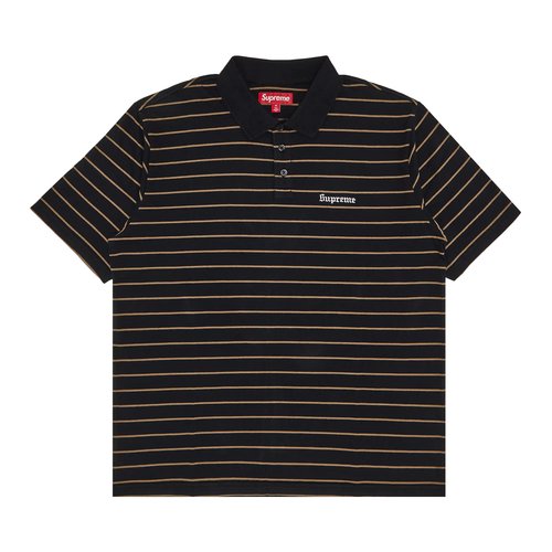 Supreme x Melvins Stripe Short-Sleeve Polo - SS24KN77 BLACK