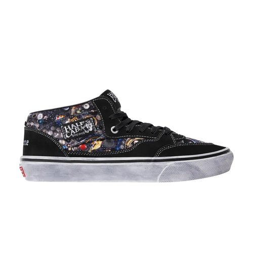 Supreme x Mike Kelley x Vans Half Cab - Black/White - VN00112HBLU