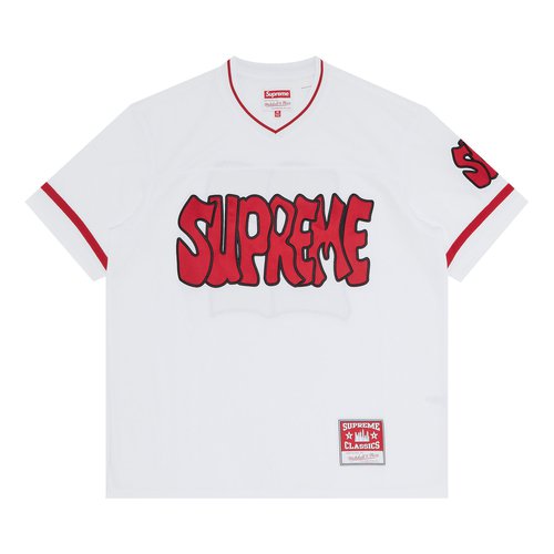 Supreme x Mitchell & Ness Football Jersey - FW22KN16 WHITE