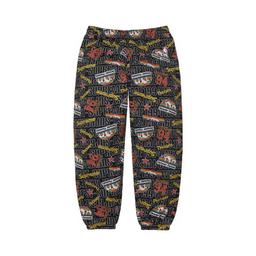 Supreme x Mitchell & Ness Teams Sweatpant - SS26P68 BLACK