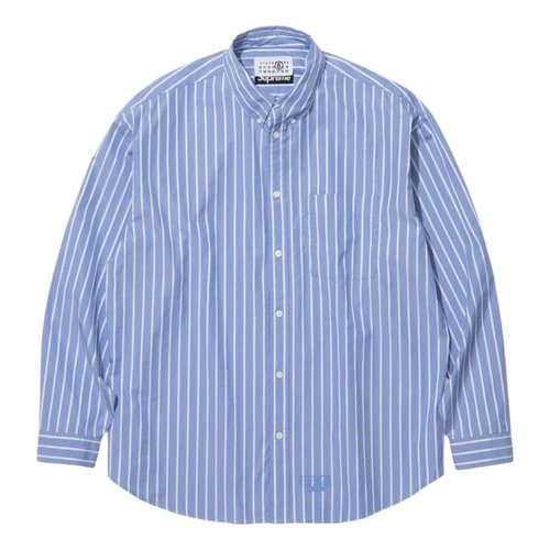 Supreme x MM6 Maison Margiela Stripe Shirt - Blue - SUP-SS26-109-BLU