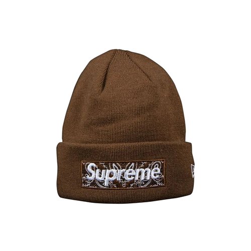 帽子 SUPREME New Era Box Logo Beanie bandana Supreme New Era Bandana Box Logo Beanie (FW19) - Heather