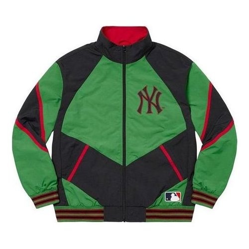 Supreme x New York Yankees Track Jacket - Green - SUP-FW21-150