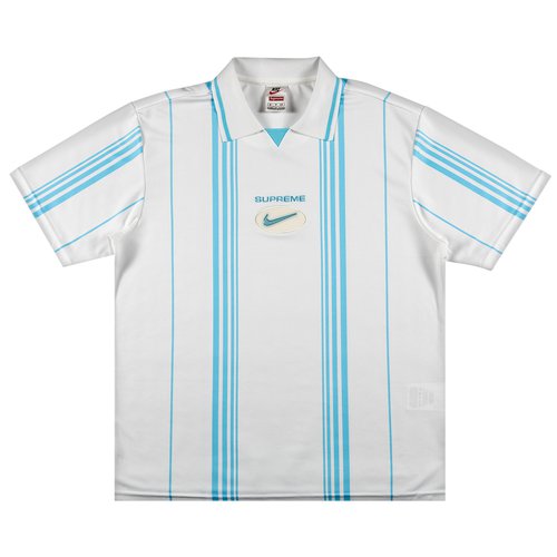 Supreme x Nike Jewel Stripe Soccer Jersey - FW20KN70WHITE