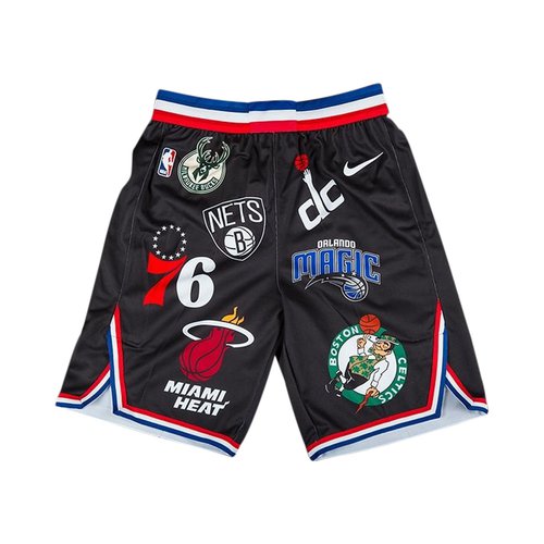 Supreme x Nike x NBA Teams Authentic Shorts - SS18SH4BLACK