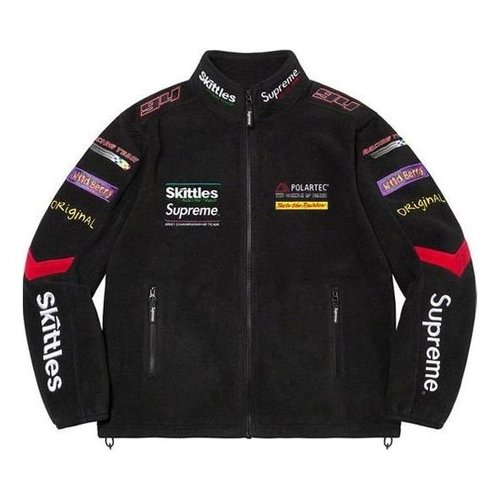 Supreme x Skittles x Polartec Jacket - Black/Multi-Color - SUP-FW21-327