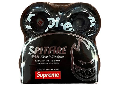supremeシュプリーム SPITFIRE ウィール ブラック 53mm Supreme®/Spitfire® Shop Wheels (Set of 4) | Supreme 23ss