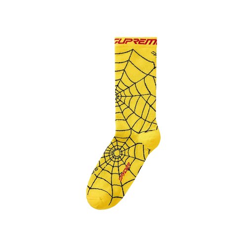 Supreme x Spyder Crew Socks - 1 Pack - FW24A118 YELLOW