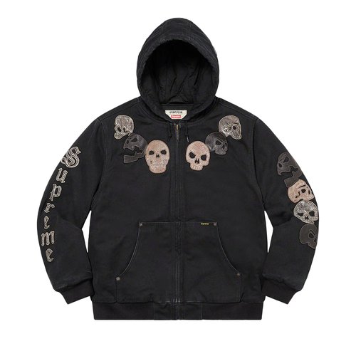 Supreme x The Great China Wall Hooded Work Jacket - FW22J61 BLACK