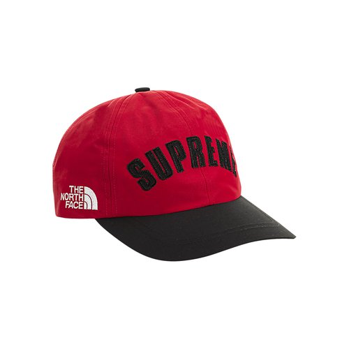 Supreme x The North Face Arc Logo 6 Panel Cap - SS19H20 RED