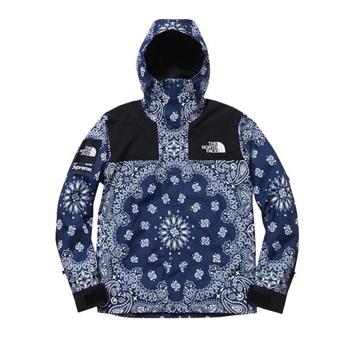 Supreme x The North Face Bandana Mountain Jacket - NF0W14J2-NAVY