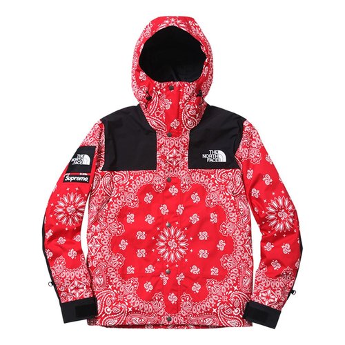 Supreme x The North Face Bandana Mountain Jacket - Red - SUP-FW14-637