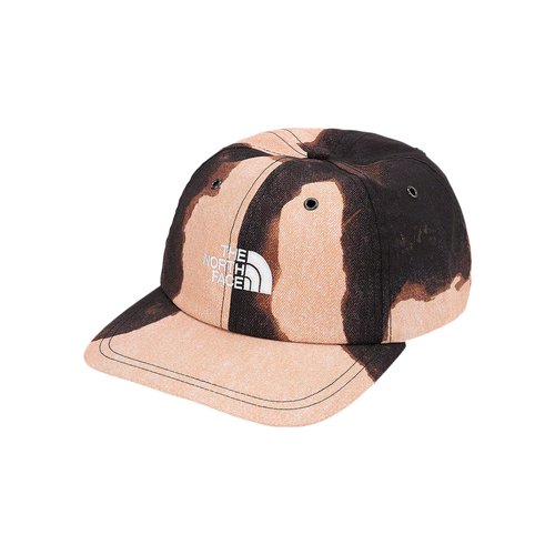 Supreme x The North Face Bleached Denim Print 6-Panel - FW21H12 BLACK